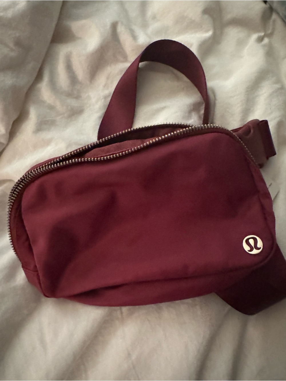 lululemon athletica Burgundy Crossbody Belt Bag
